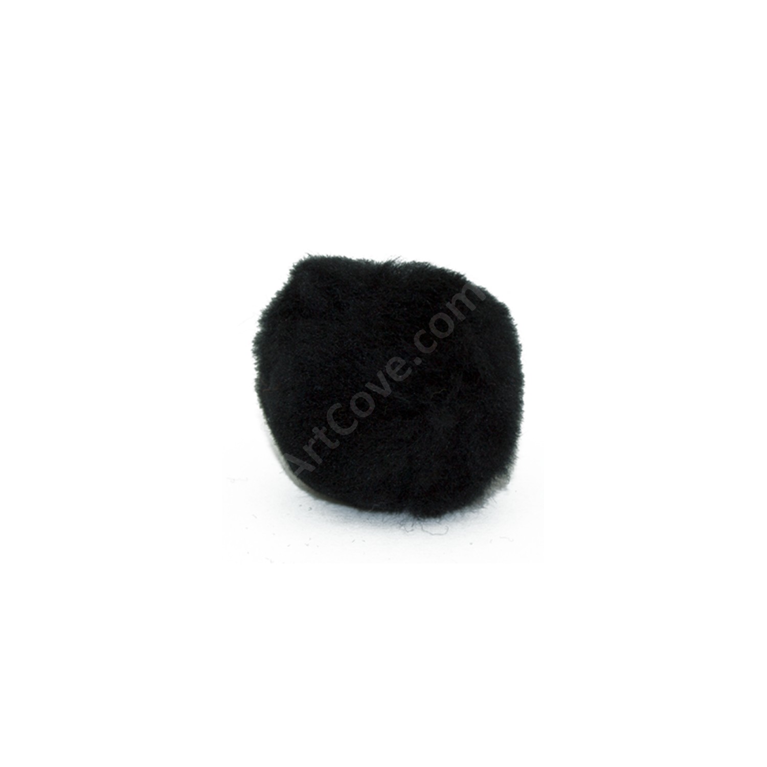 2.5 Inch Black Craft Pom Poms Bulk 1,000 Pieces