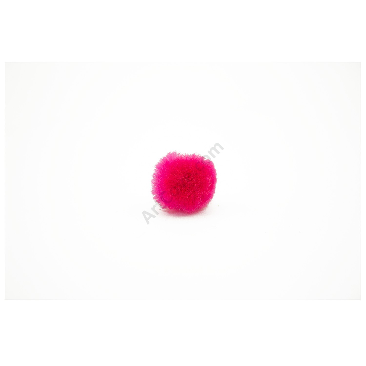 3/4 inch Neon Pink Small Craft Pom Poms 100 Pieces