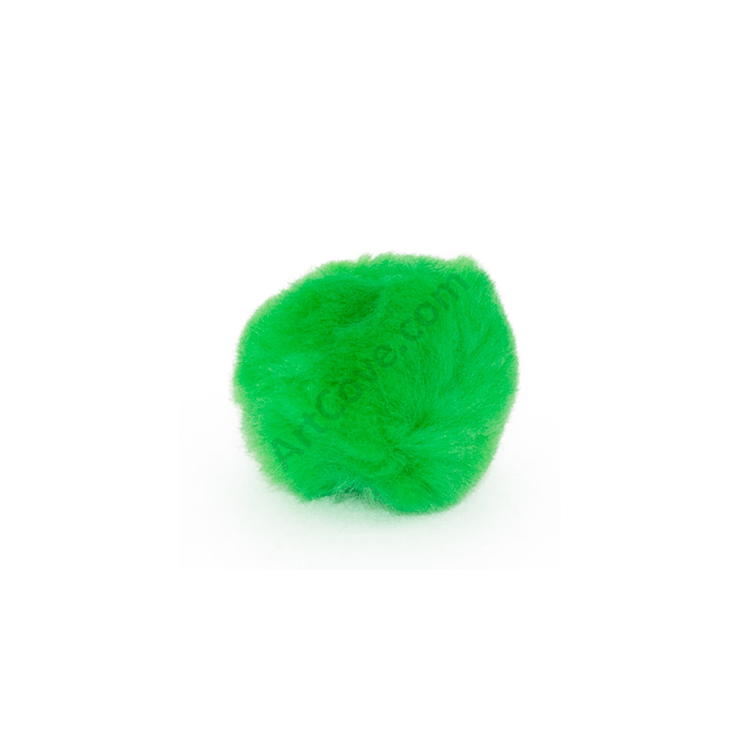 2 Inch Neon Green Craft Pom Poms