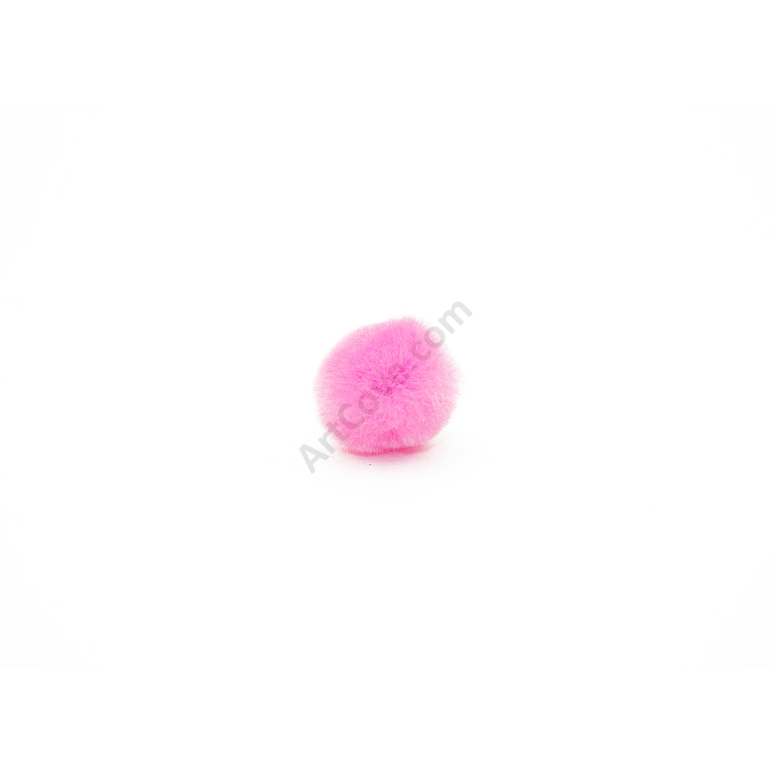 Rounded Pink Tissue Pom Poms 3ct