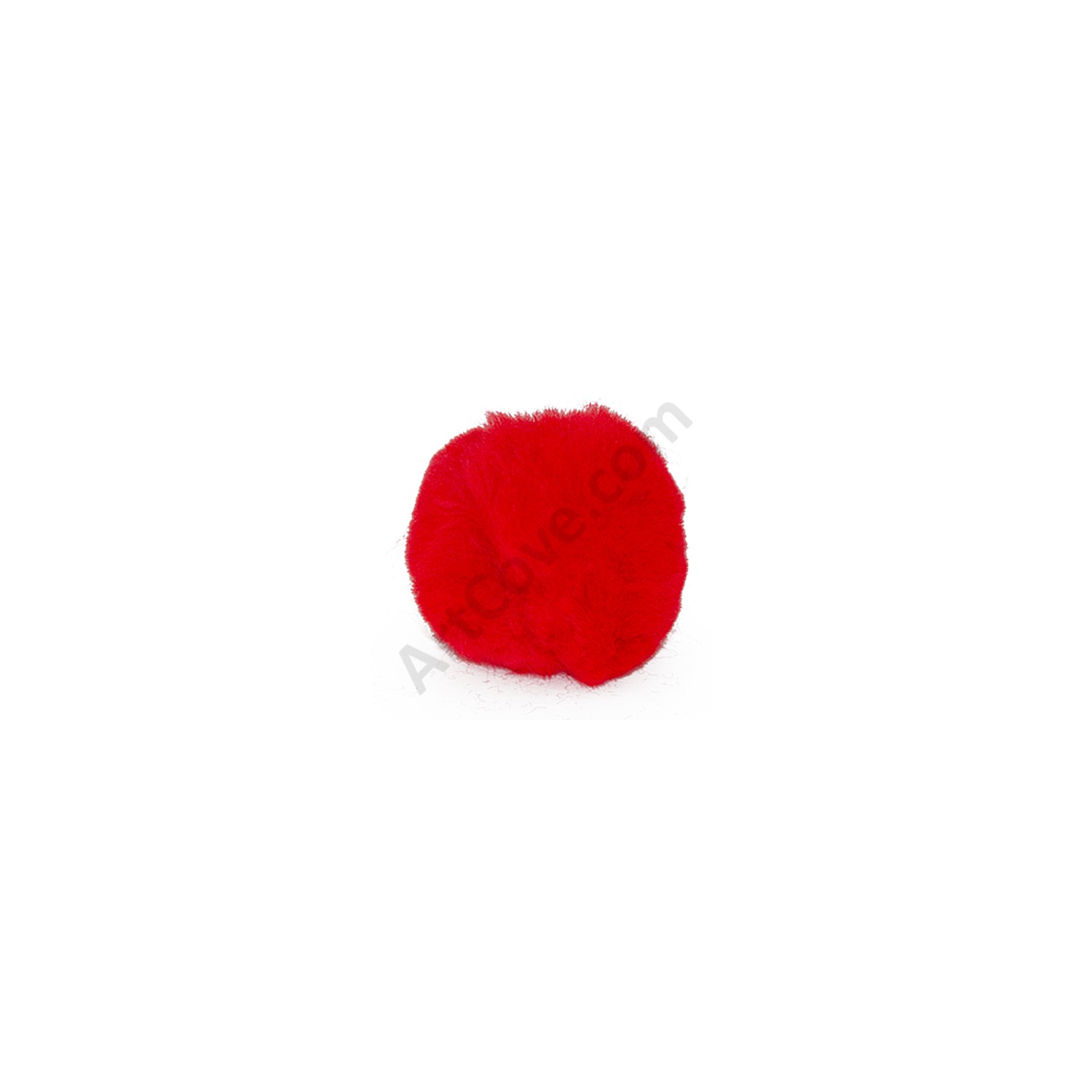 1-1/2 inch Red Craft Pom Poms 50 Pieces Pom Pom Balls