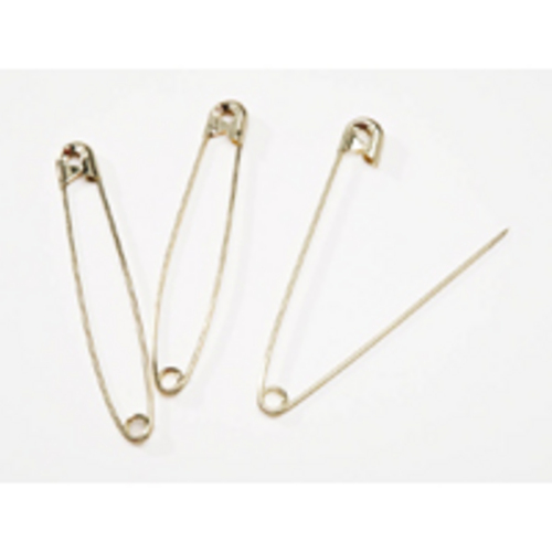 Size Number 3 Gold Large Safety Pins 2 Inch 144 Pieces Premium Quality