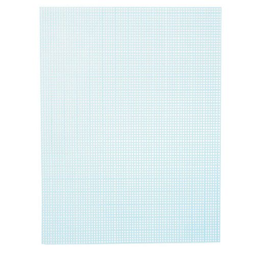 7 Mesh Count Light Blue Plastic Canvas Sheet