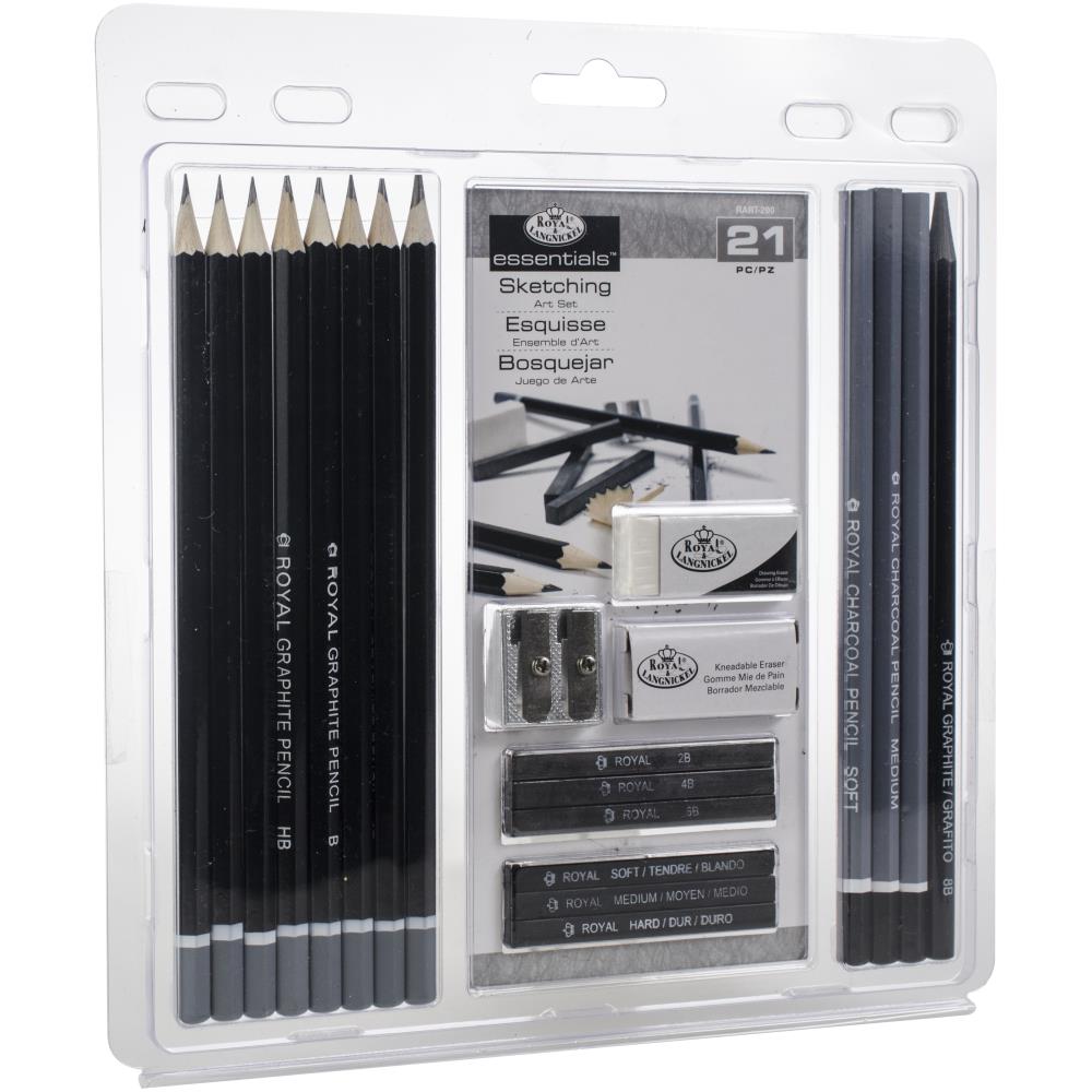 New Royal And Langnickel 21 Piece Sketch Draw Pencil Set Review for Beginner