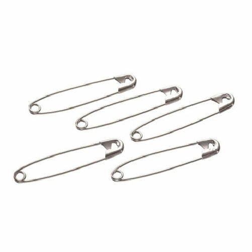 Size Number 3 Silver Large Safety Pins 2 Inch 144 Pieces Premium