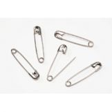 silver safety pins