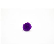 0.5 inch purple craft pom poms