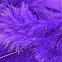Purple Fluff Marabo Craft Feathers