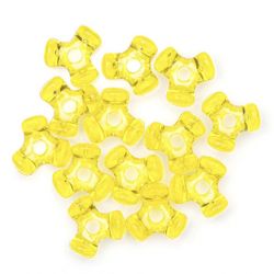 Yellow tri beads