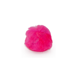 neon pink craft pom pom balls bulk 2.5 inch single