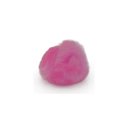 pink craft pom pom balls bulk 2.5 inch single
