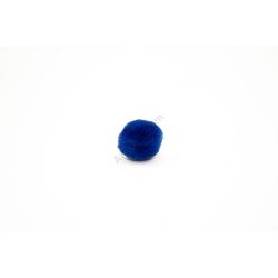 0.5 inch royal blue craft pom poms