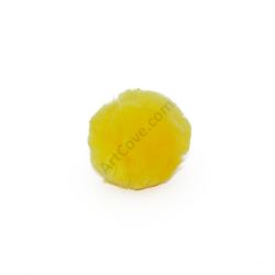 yellow craft pom pom balls bulk 2.5 inch