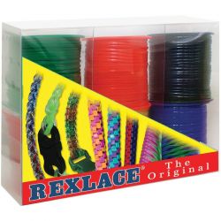 Pepperell Rexlace Plastic Craft Lace 6 Primary Colors