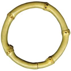 3 inch Natural Small Bamboo Ring Hoop 1 Piece