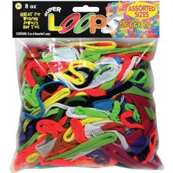 Polyester Pot Holder Weaving Loops Assorted Colors 8oz