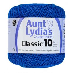 Aunt Lydia's Crochet Thread Dark Royal 487