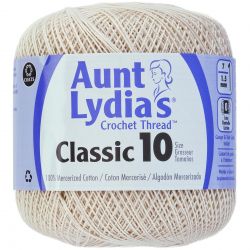 Aunt Lydia's Crochet Thread Ecru 419