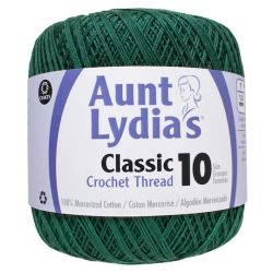 Aunt Lydia's Crochet Thread Forest Green 449