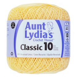 Aunt Lydia's Crochet Thread Maize 423