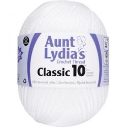 Jumbo Giant White Aunt Lydia's Crochet Thread