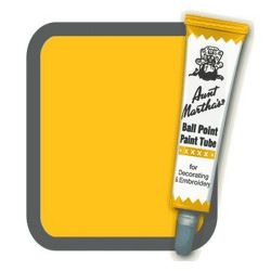 Aunt Martha's Ballpoint Paint Tube Dark Yellow