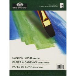 9 x 12 Inch Essentials Canvas Paper Pad 181 lb. 10 Sheets