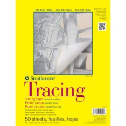 9x12 Inch Strathmore 300 Series Tracing Paper Pad 13 lb. 50 Sheets