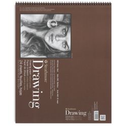 14 x 17 Inch Strathmore 400 Series Drawing Paper Spiral Pad 24 Sheets