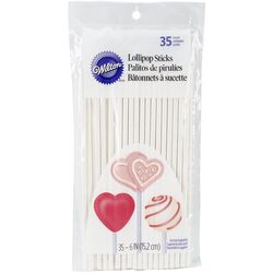 Wilton Lollipop Sticks 6 inch 35 Pieces