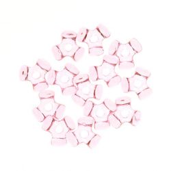 Pink Tri beads