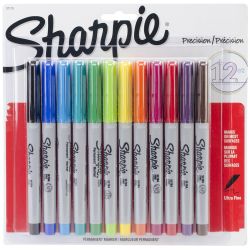 Sharpie Ultra Fine Point Permanent Markers Set 8 Colors