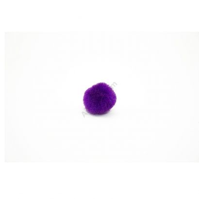 0.5 inch purple craft pom poms