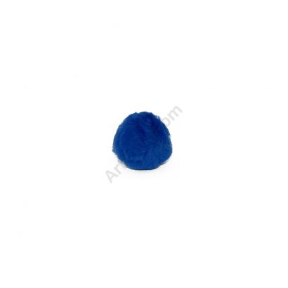 1 inch blue craft pom poms