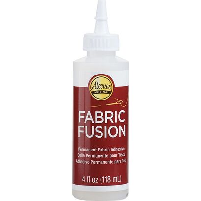 Aleene's Clear Fabric Fusion Permanent Fabric Adhesive 4 oz 23473