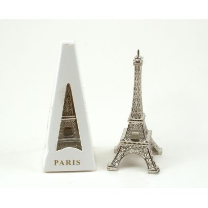 3 inch Silver Mini Eiffel Tower Statue Figurine Replica