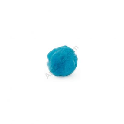 1.5 inch Turquoise Acrylic Craft Pom Poms