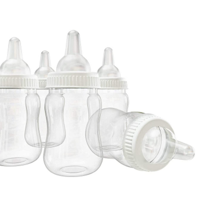 4.25 inch Fillable Plastic Mini Baby Bottles