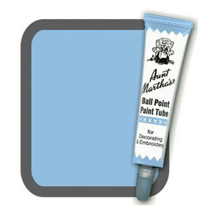 Aunt Martha's Ballpoint Paint Tube Light Blue