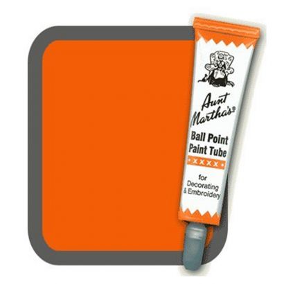 Aunt Martha's Ballpoint Paint Tube Orange
