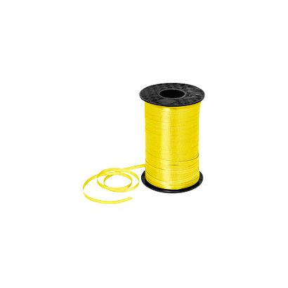 Bright Yellow Curling Ribbon