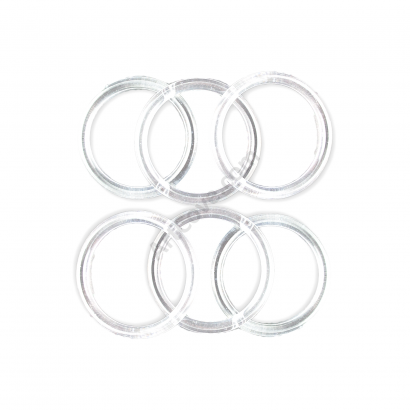 4 Inch Clear Plastic Rings ArtCove