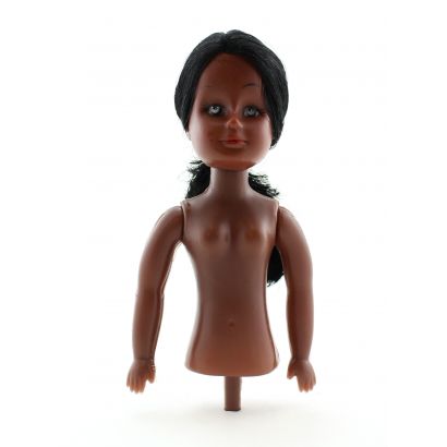 5 inch craft doll black skin