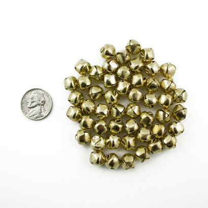 13mm Gold Small Jingle Bells Bulk