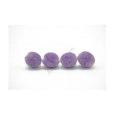 lavender craft pom pom balls bulk .5 inches