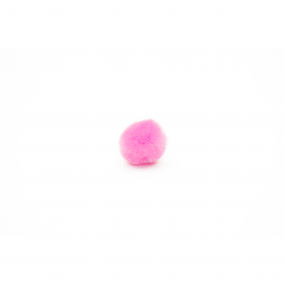 0.5 inch pink craft pom poms