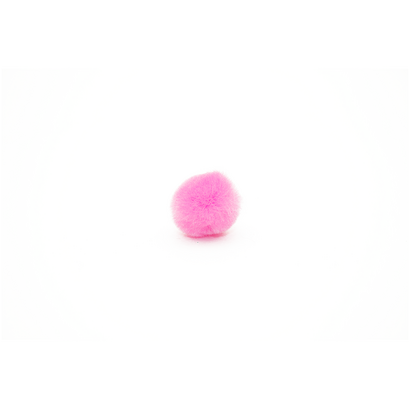 0.5 inch pink craft pom poms