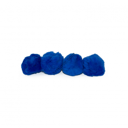 royal blue craft pom pom balls bulk 2.5 inch single