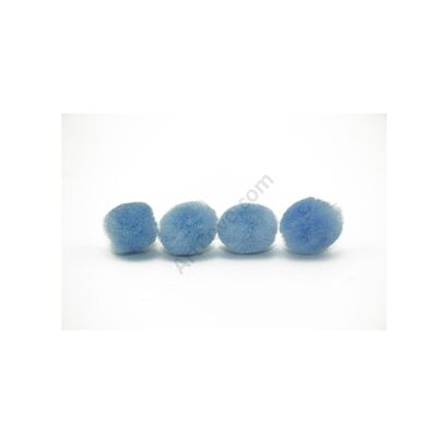 Light Blue Mini Craft Pom Poms