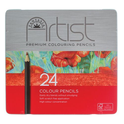 Fantasia Premium Coloring Pencils 24 Color Set